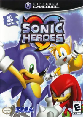 Sonic Heroes box cover front